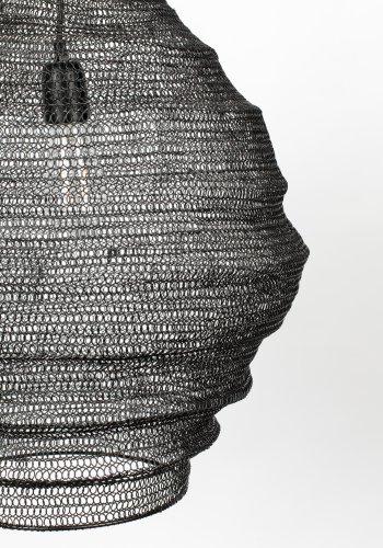 WHITE LABEL LIVING Lena L taklampe - sort jern