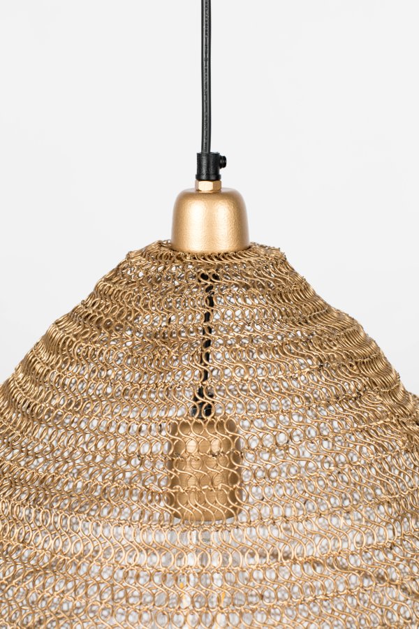WHITE LABEL LIVING Lena L taklampe - messingjern
