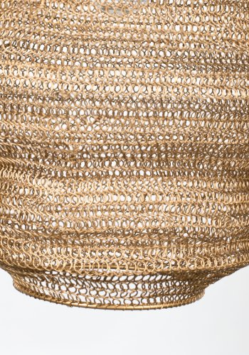 WHITE LABEL LIVING Lena L taklampe - messingjern