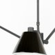 ZUIVER Lub loftlampe - sort jern