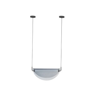 ZUIVER Rani loftlampe - rgfarvet glas og jern