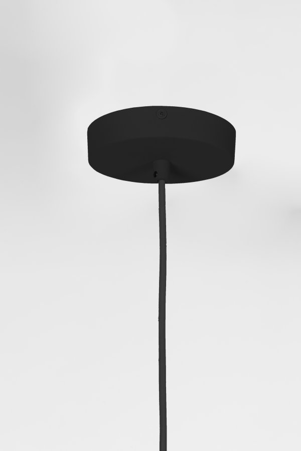 ZUIVER Rani taklampe - rkt glass og jern