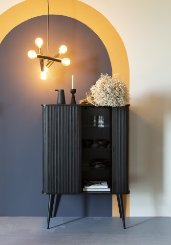 ZUIVER Hawk taklampe Trippel - svart jern