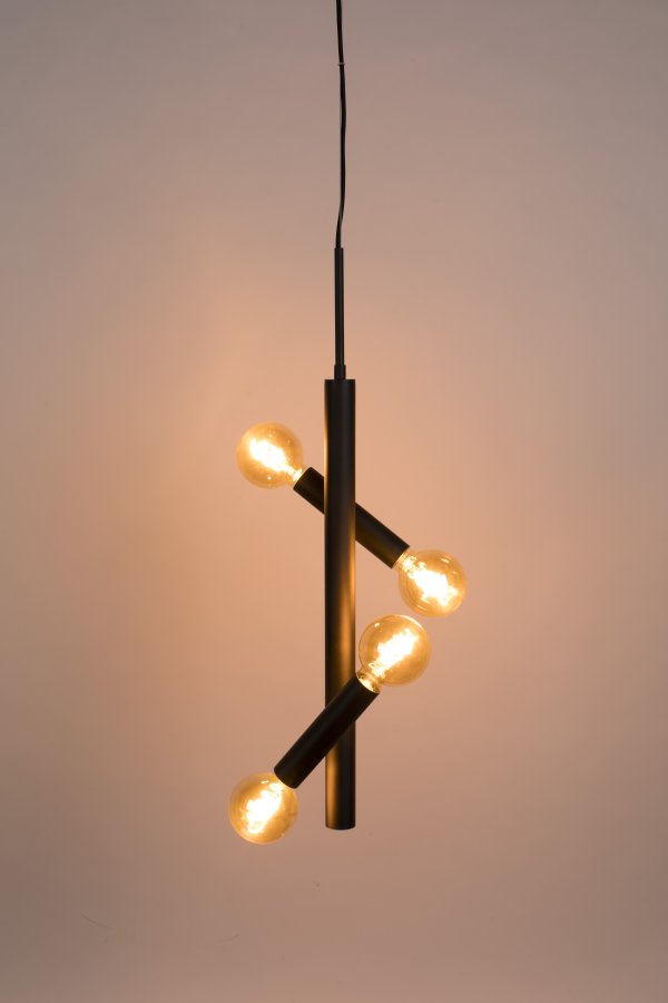 ZUIVER Hawk taklampe, Hy - svart jern