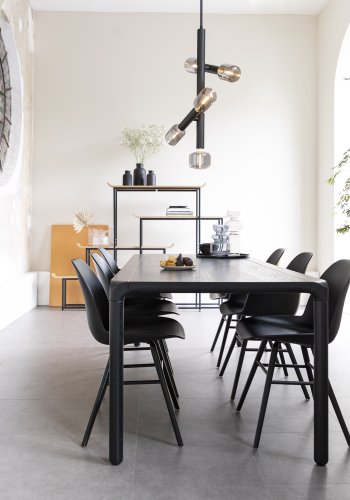 ZUIVER Hawk taklampe, Hy - svart jern