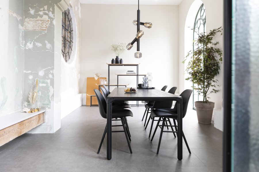 ZUIVER Hawk taklampe, Hy - svart jern