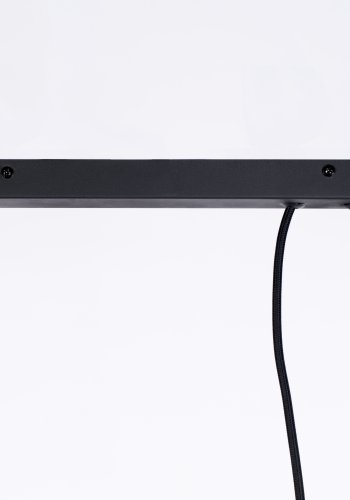 ZUIVER Hawk taklampe, Wide - svart jern