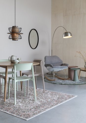 WHITE LABEL LIVING Carmen L taklampe - svart metall