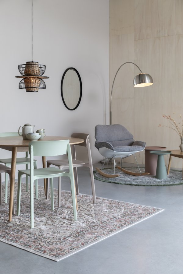 WHITE LABEL LIVING Carmen L taklampe - svart metall