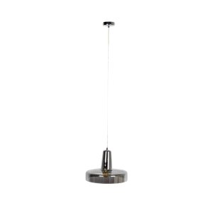 WHITE LABEL LIVING Anshin Medium Smoke loftlampe - gr glas