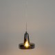 WHITE LABEL LIVING Anshin Liten Smoke taklampe - grtt glass