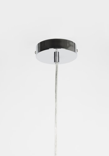 WHITE LABEL LIVING Anshin Liten Smoke taklampe - grtt glass