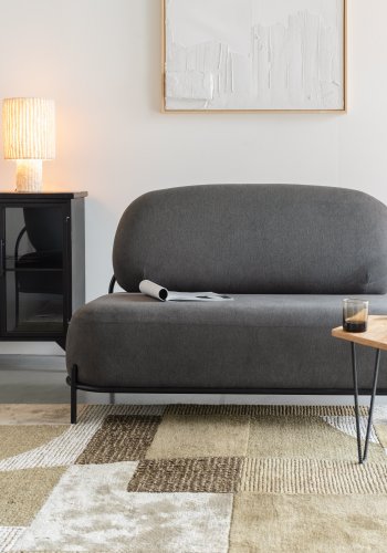 WHITE LABEL LIVING Arjun Hyt taklampe - hvit bomull