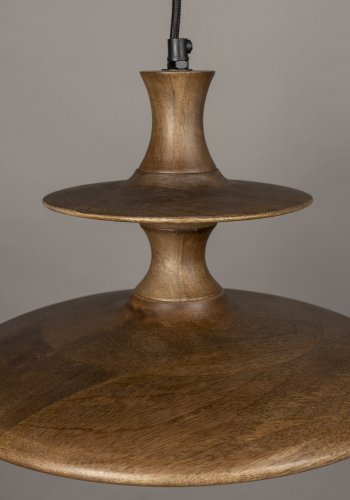 DUTCHBONE Cath Deckenleuchte S - walnussfarbenes Mangoholz