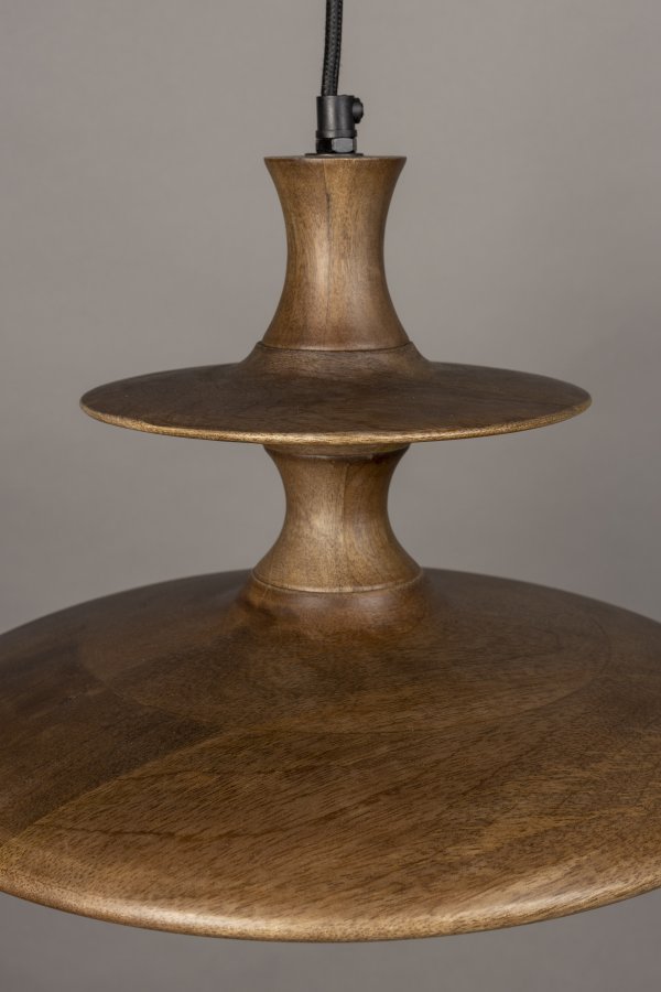 DUTCHBONE Cath Deckenleuchte S - walnussfarbenes Mangoholz