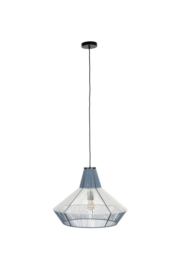 ZUIVER Fairy taklampe - himmelbl bomull og metall