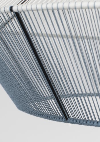 ZUIVER Fairy taklampe - himmelbl bomull og metall