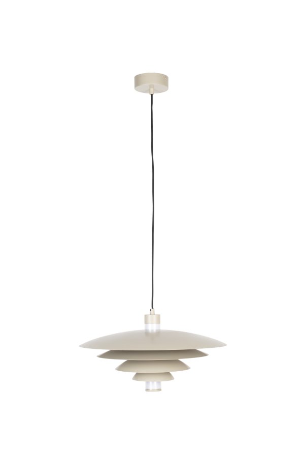 ZUIVER Cole taklampe - beige metall