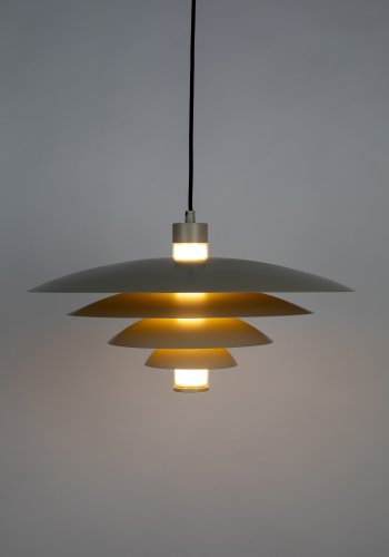 ZUIVER Cole taklampe - beige metall