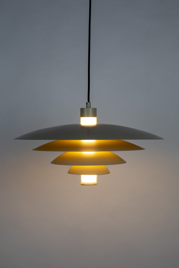 ZUIVER Cole taklampe - beige metall