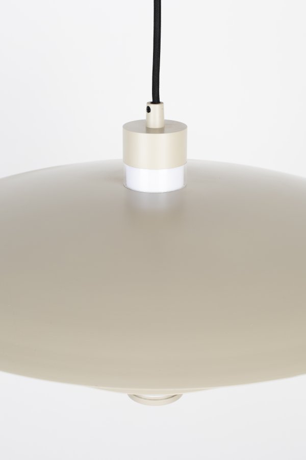 ZUIVER Cole taklampe - beige metall