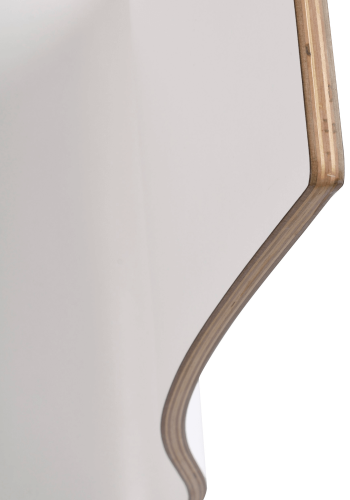 ROWICO Gracy spisestol - hvit laminat/eik 