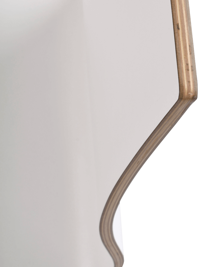 ROWICO Gracy spisebordsstol - hvid laminat/hvidpigmenteret eg