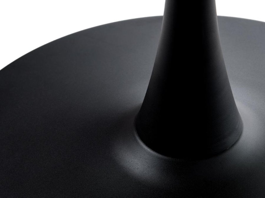 Cesura spisebord, rund - natur eg melamin og sort trompet metal (�100)