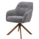 Avola Select Drehstuhl mit Armlehnen  Polyester graphitgrau und Eiche