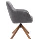 Avola Select Drehstuhl mit Armlehnen  Polyester graphitgrau und Eiche