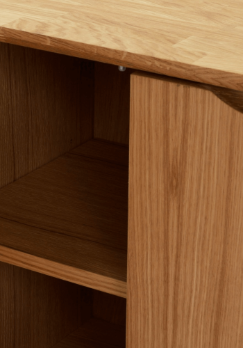 ROWICO Filippa sknk, m. 3 lger og 3 skuffer - natur egefinér og eg