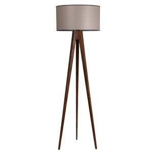 LUMI gulvlampe - stof og natur tr