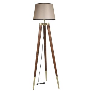 LUMI gulvlampe - beige stof