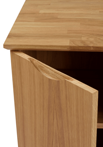 ROWICO Filippa sknk, m. 2 lger og 3 skuffer  - natur egefinér og eg