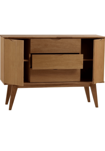 ROWICO Filippa sknk, m. 2 lger og 3 skuffer  - natur egefinér og eg