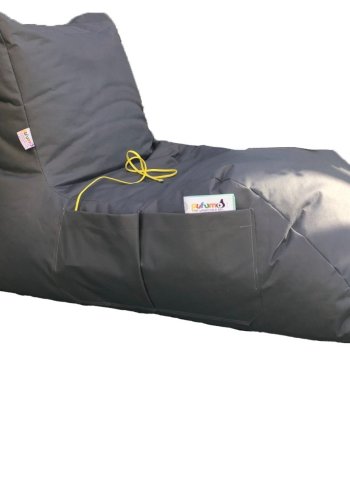 NORDVÄRK utendrs dagseng-saccosekk, vanntett - gr polyester