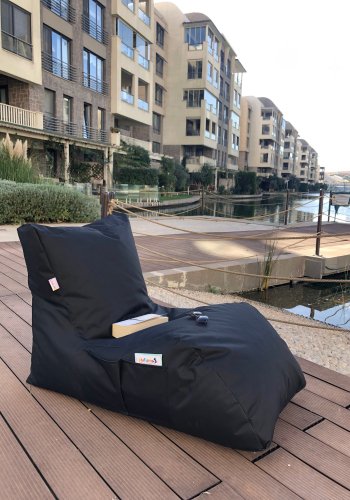 NORDVRK Daybed utendrs bnnepose - svart polyester