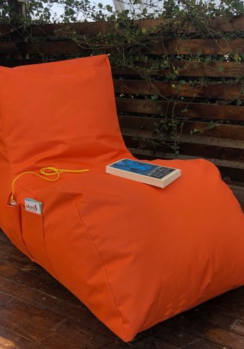 NORDVÄRK utendrs Daybed bnnepose, vanntett - oransje polyester