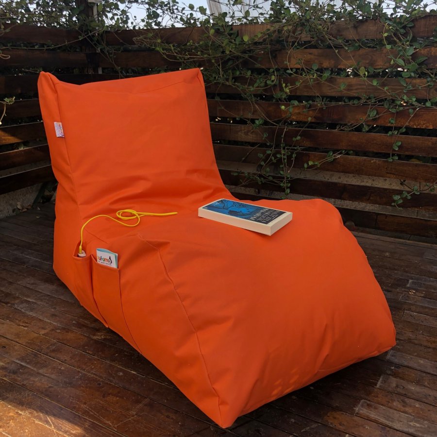 NORDVÄRK utendrs Daybed bnnepose, vanntett - oransje polyester