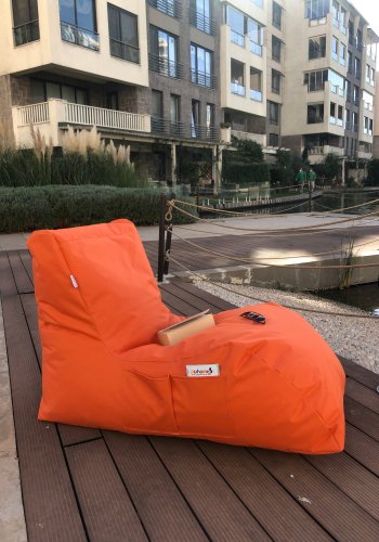 NORDVÄRK utendrs Daybed bnnepose, vanntett - oransje polyester