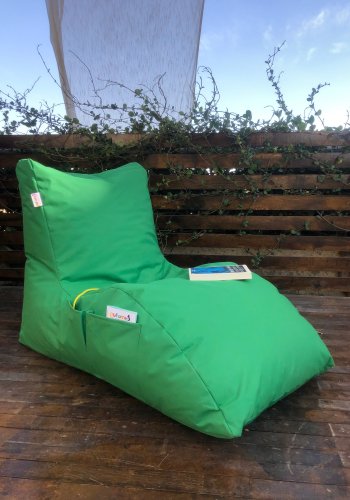 NORDVÄRK utendrs dagseng-saccosekk, vanntett - grnn polyester