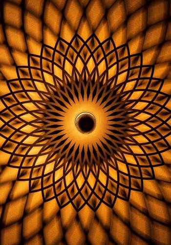 LUMI Châlons Wandleuchte - schwarzes Metall