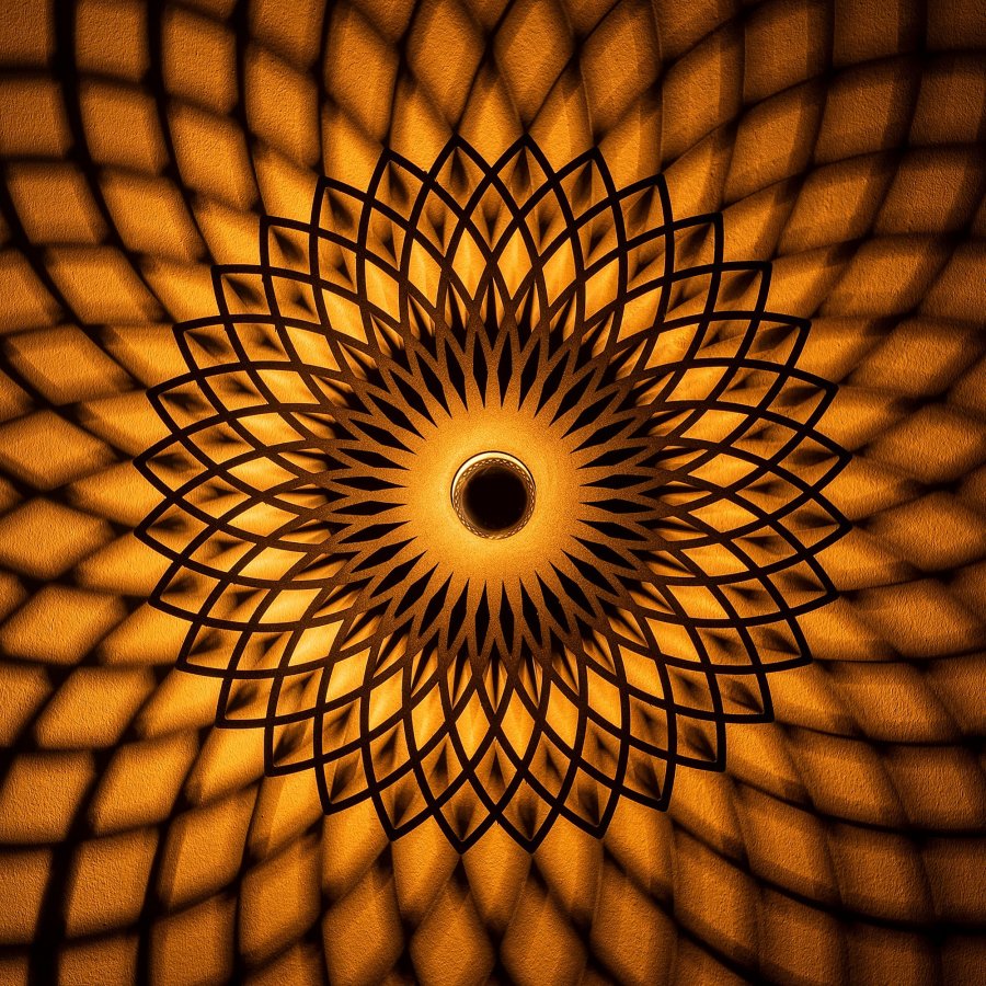 LUMI Châlons Wandleuchte - schwarzes Metall