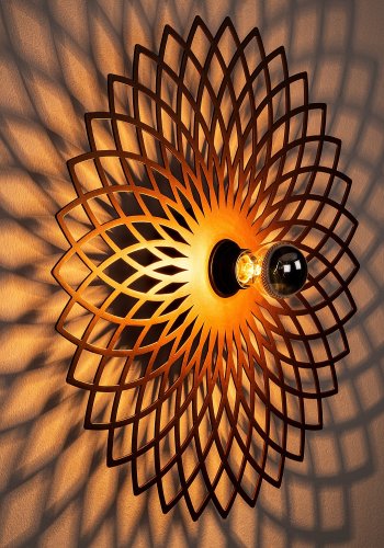 LUMI Fellini MR vegglampe - kobbermetall