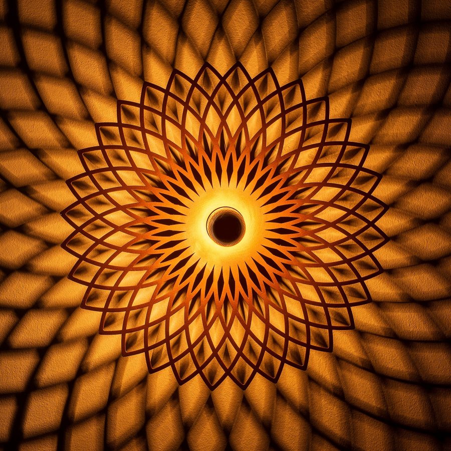 LUMI Fellini MR vegglampe - kobbermetall