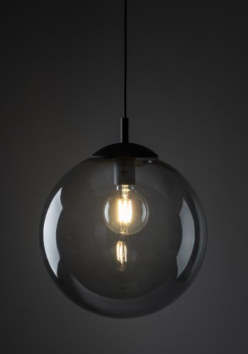 TK Esme loftlampe - grafit glas og sort metal