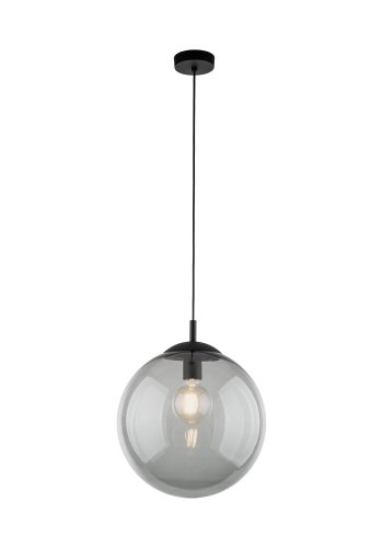 TK Esme loftlampe - grafit glas og sort metal