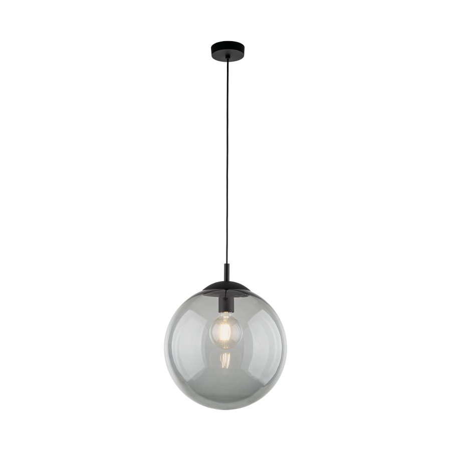 TK Esme loftlampe - grafit glas og sort metal