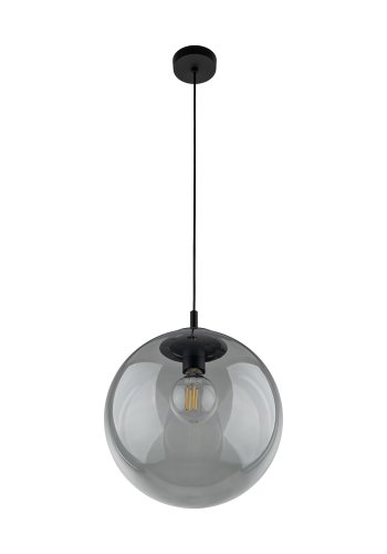 TK Esme loftlampe - grafit glas og sort metal
