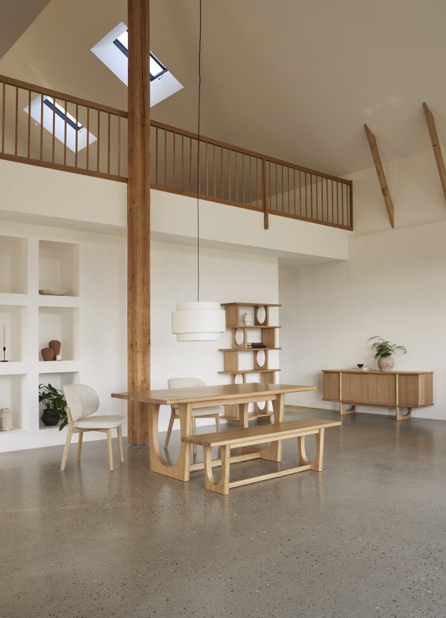 UNIQUE FURNITURE - FLOW TABLE 95X180 CM